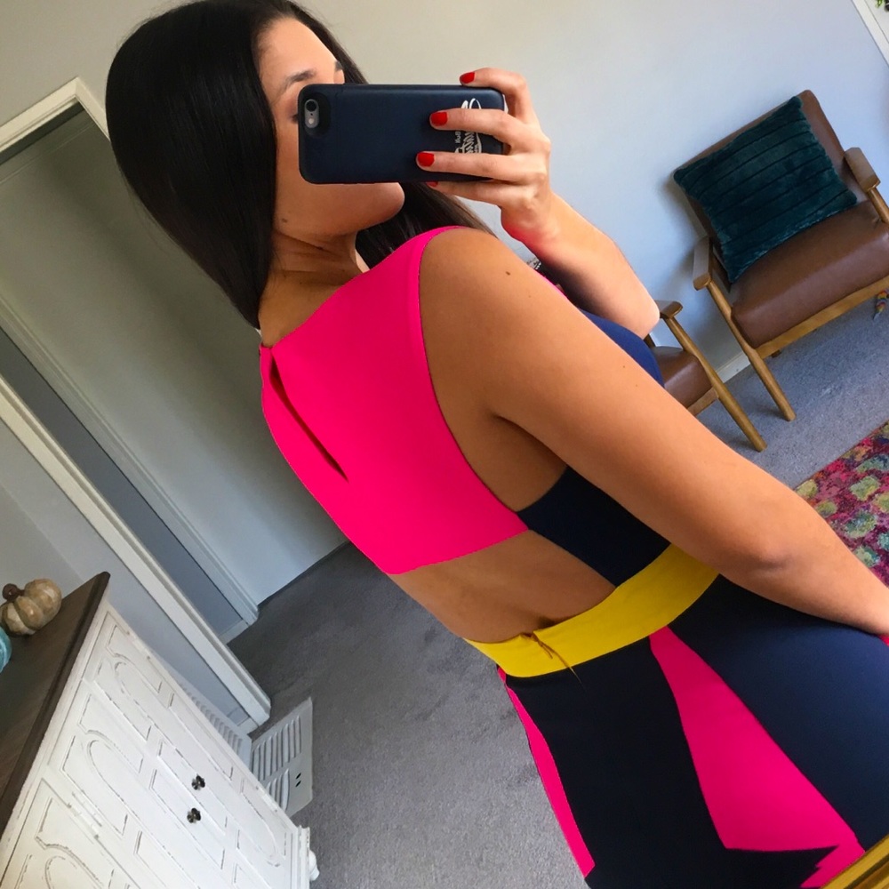 One of a kind custom Runway cocktail mini dress